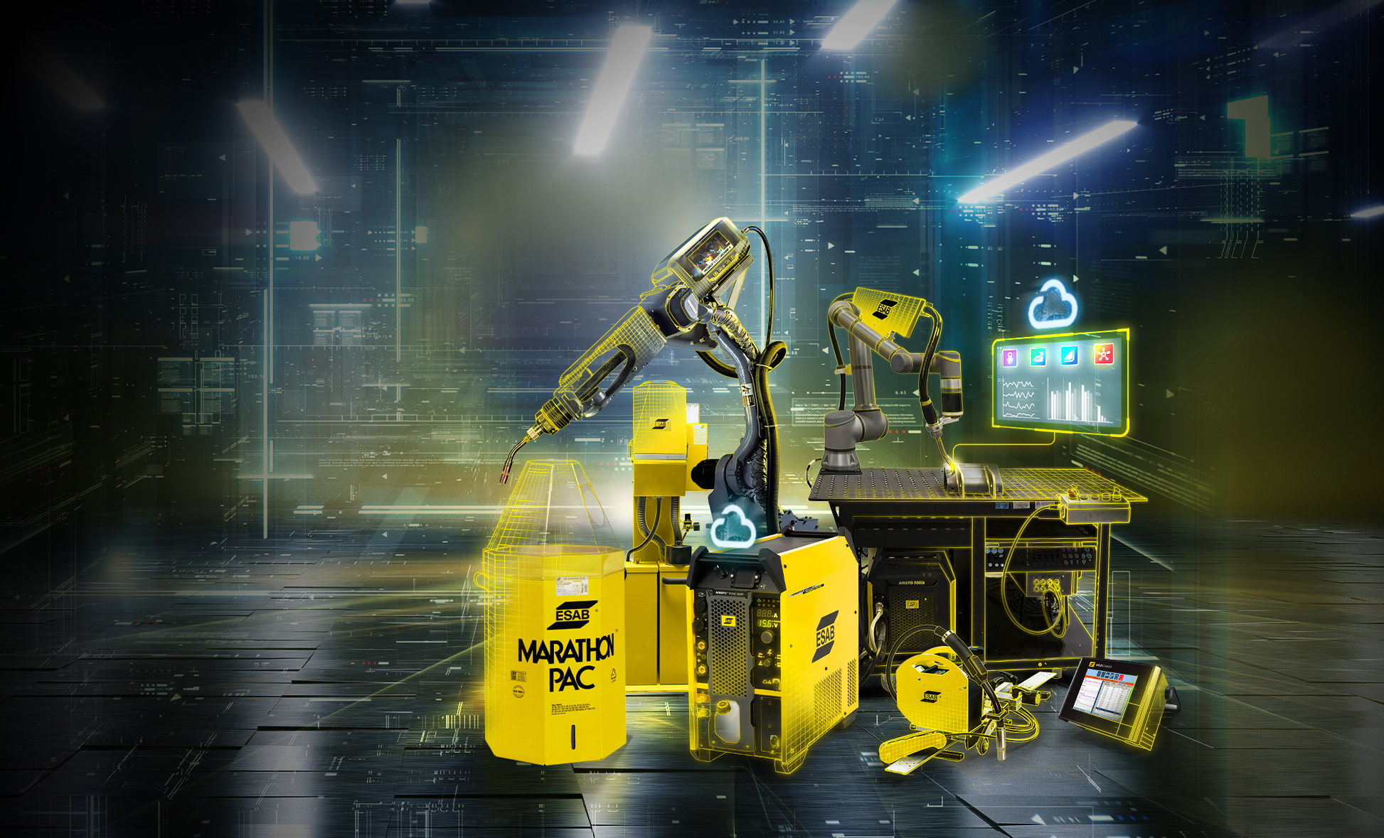 ESAB robotik kaynak ekipmanları katalogu